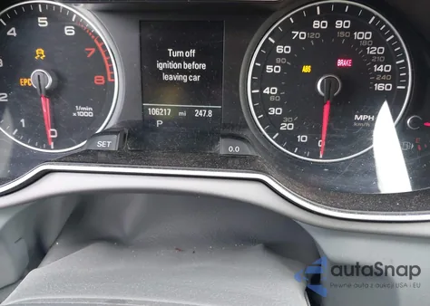 2013 Audi A4 2.0T Premium z USA, uszkodzony, nr VIN WAUFFAFL5DN017088